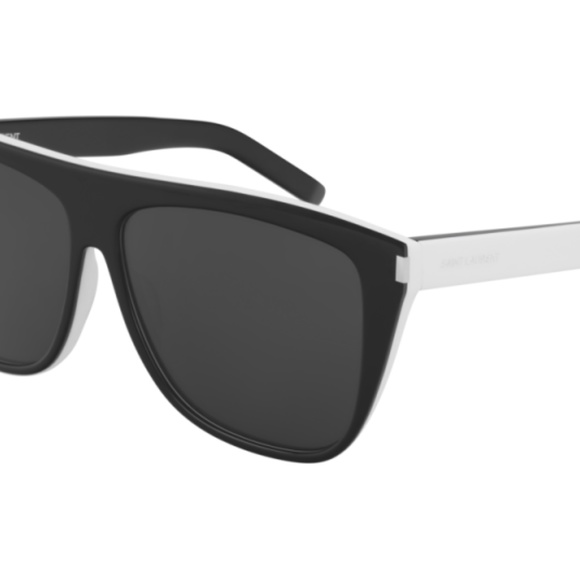 SAINT LAURENT SAINT LAURENT NEW WAVE SUNGLASSES SL 1 019 BLACK/WHITE 59MM YSL - Picture 5 of 5